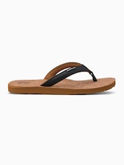 Foamlife Brown Womens Goldie Earth Flip Flops - Image 2 of 6