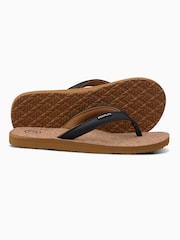 Foamlife Brown Womens Goldie Earth Flip Flops - Image 4 of 6