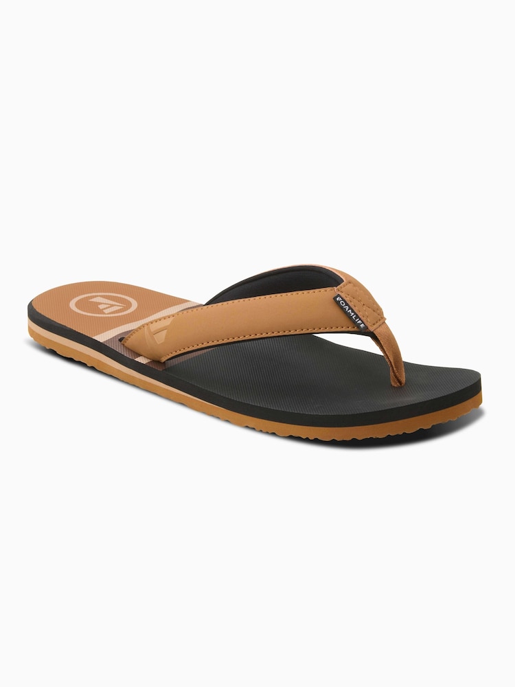 Marrón - Chanclas para hombre Rullen-SC de Foamlife - Imagen 1 de 6 Marrón - Chanclas para hombre Rullen-SC de Foamlife - Imagen 1 de 6