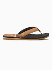 Foamlife Brown Mens Rullen-SC Flip Flops - Image 4 of 6