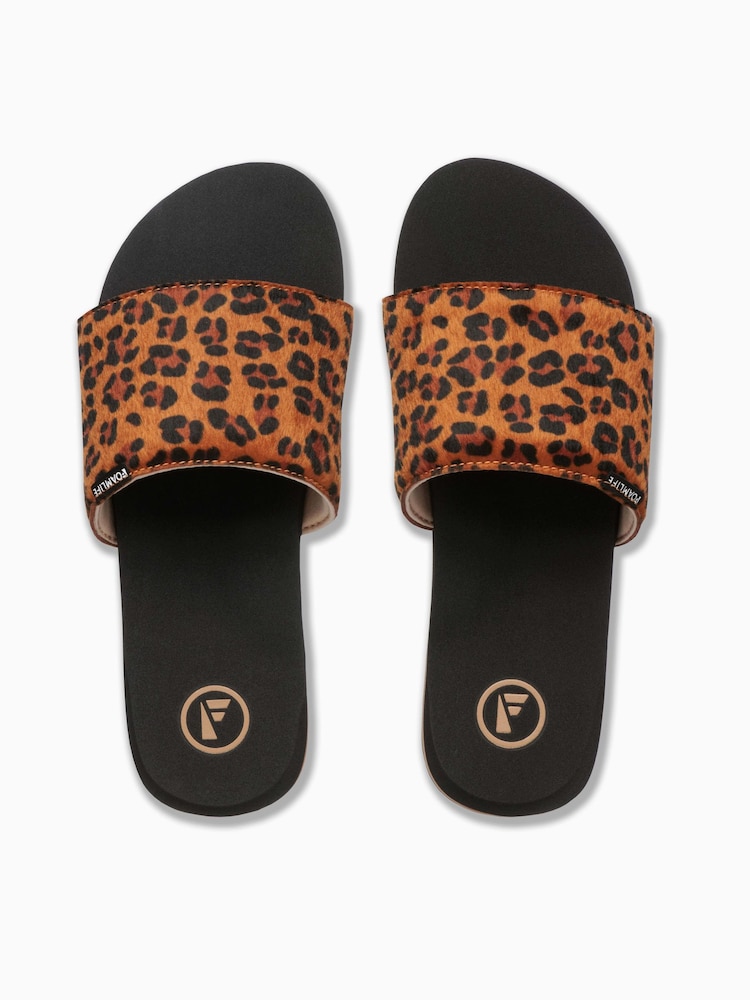 Foamlife Black Womens Selene Slide Sliders - Image 6 of 6