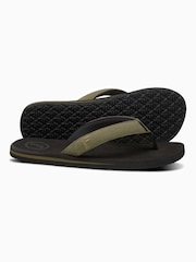 Foamlife Black Mens Sully Flip Flops - Image 3 of 6