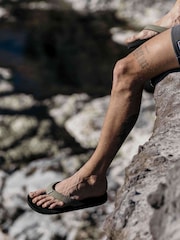 Foamlife Black Mens Sully Flip Flops - Image 6 of 6