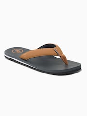 Foamlife Grey Mens Traa-SC Flip Flops - Image 1 of 6