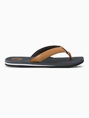 Foamlife Grey Mens Traa-SC Flip Flops - Image 4 of 6