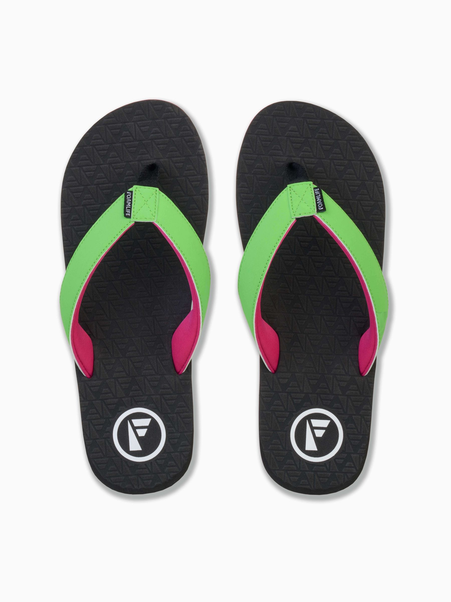 Buy Foamlife Black Mens Traad Flip Flops from Next USA