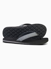 Foamlife Black Mens Sharrp Flip Flops - Image 3 of 4