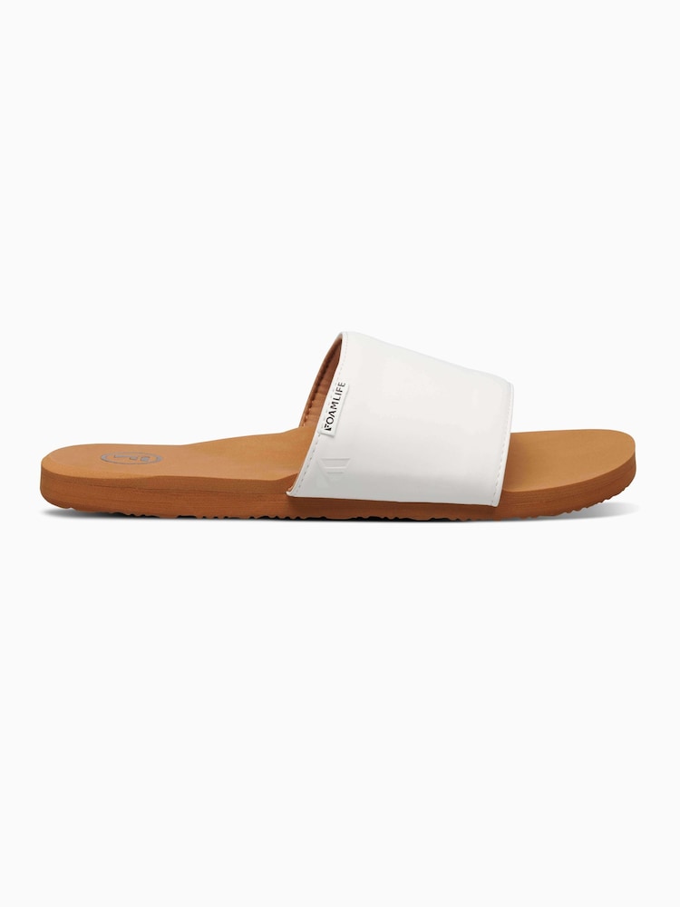 Foamlife Dark Brown Womens Seales Slide Sliders - Image 1 of 1
