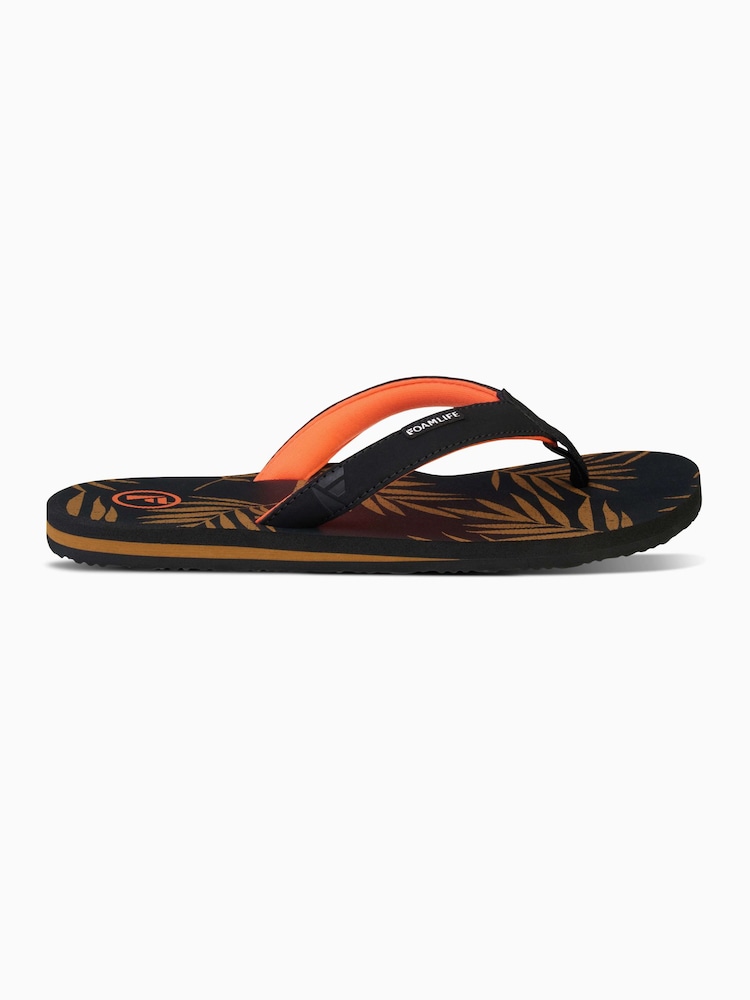 Foamlife Dark Brown Womens Seales Slide Sliders - Image 10 of 10