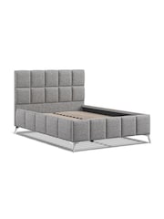 K Interiors Dark Grey Lexia Linen Bedframe - Image 3 of 6