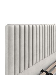 K Interiors Silver Ophelia Velvet Bedframe - Image 6 of 6