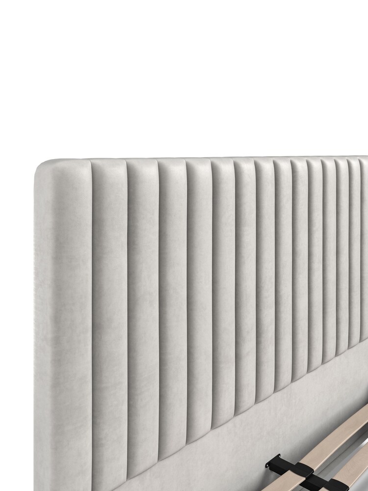 K Interiors Silver Ophelia Velvet Bedframe - Image 6 of 6