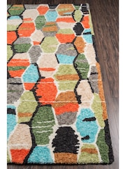 Novogratz Multi Bungalow Plush Tiles Rug - Image 3 of 6