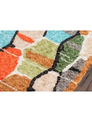Novogratz Multi Bungalow Plush Tiles Rug - Image 4 of 6