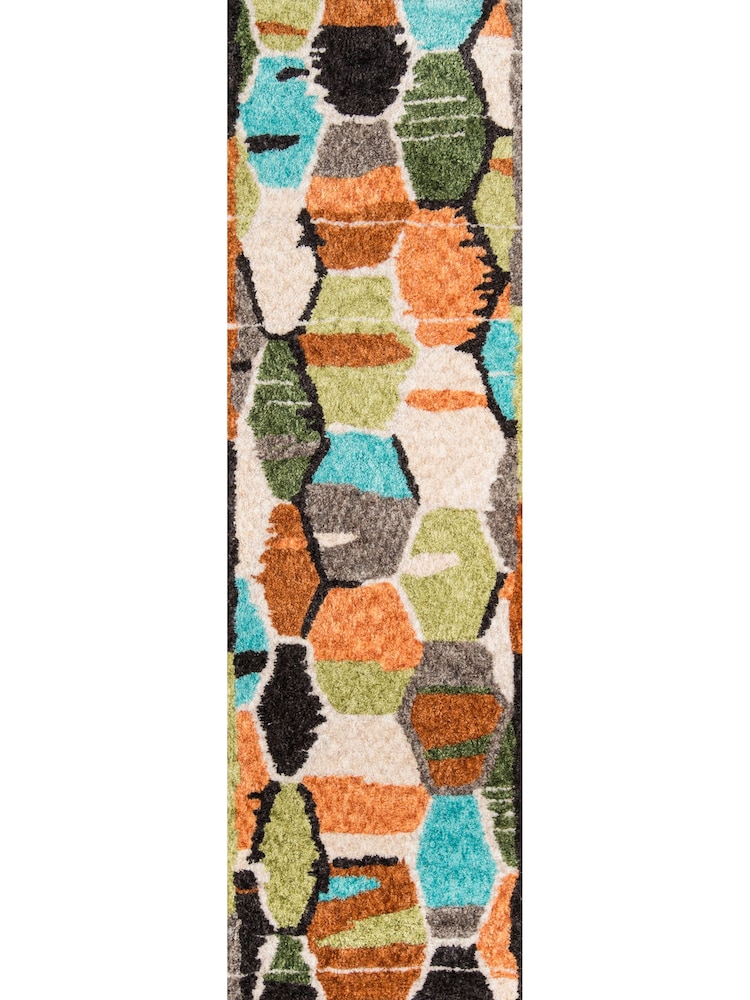 Novogratz Multi Bungalow Plush Tiles Rug - Image 6 of 6