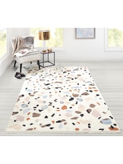 Novogratz Ivory Jem Terrazo Rug - Image 1 of 6
