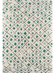 Novogratz Green Bungalow Plush Tallulah Rug - Image 1 of 5