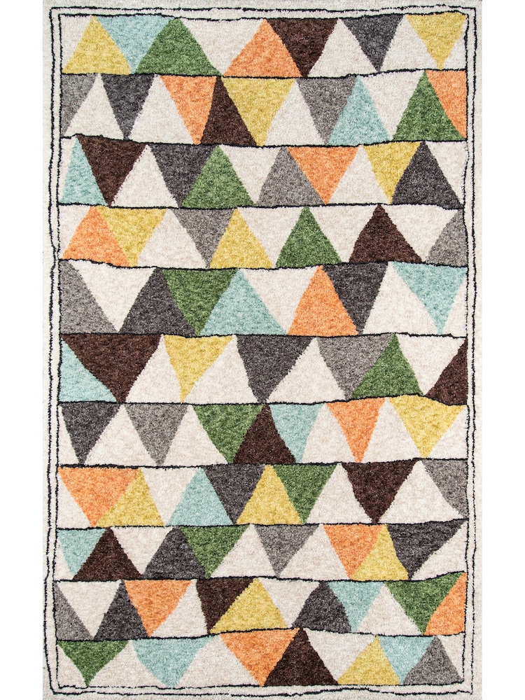 Novogratz Multi Bungalow Plush Tri Rug - Image 2 of 6