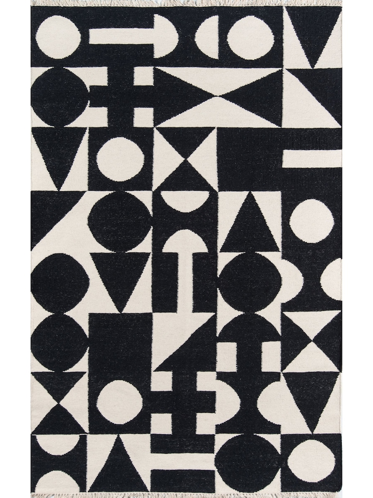 Novogratz Black Topanga Roberta Rug - Image 1 of 5