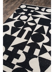 Novogratz Black Topanga Roberta Rug - Image 2 of 5
