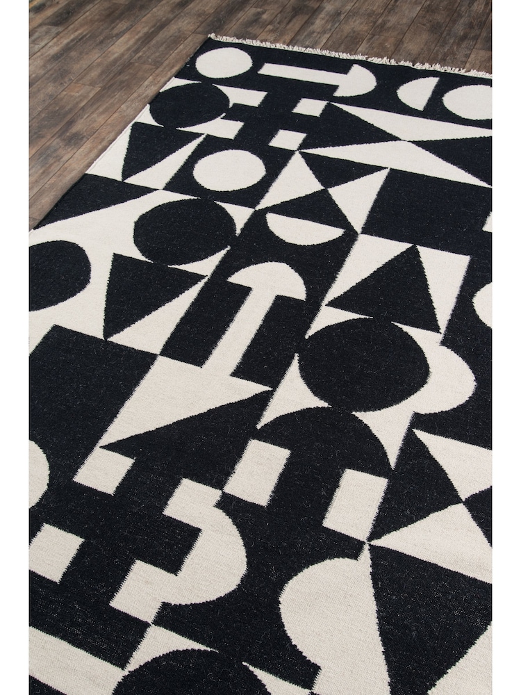 Novogratz Black Topanga Roberta Rug - Image 2 of 5