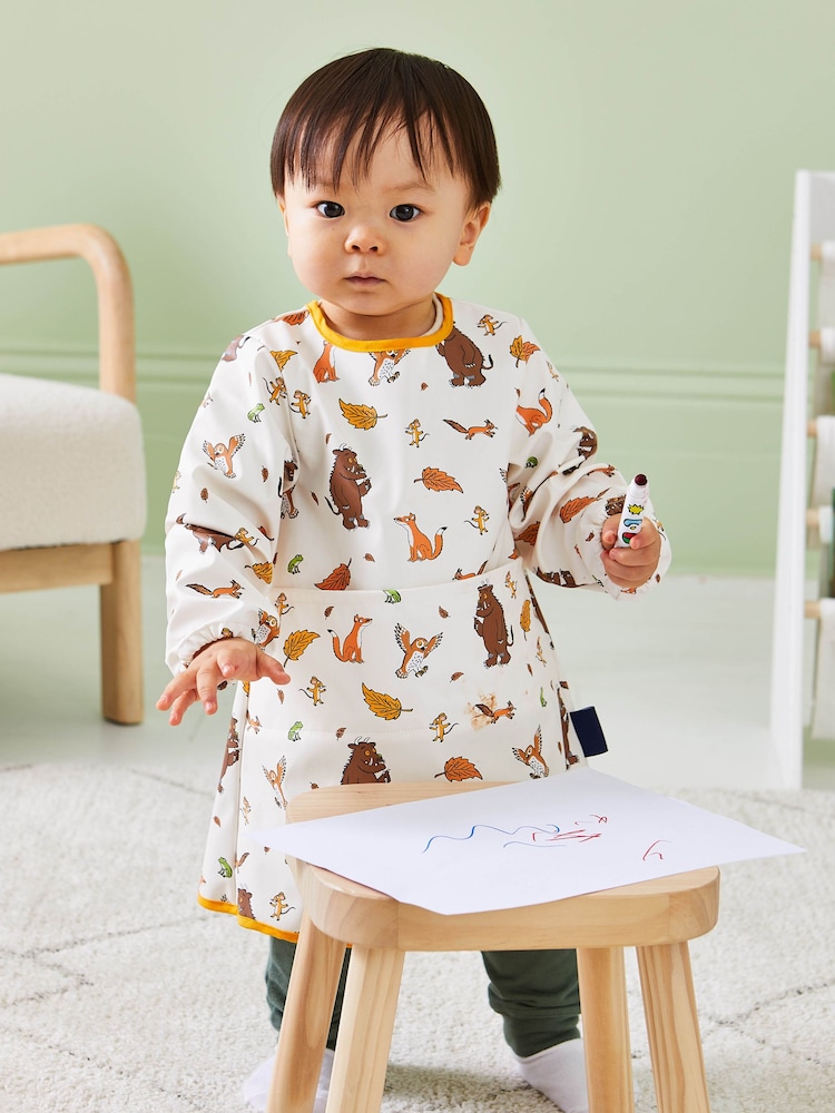 JoJo Maman Bébé Khaki The Gruffalo Craft Apron - Image 1 of 4