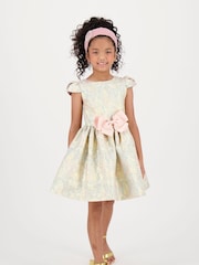 Angels Face Green Madison Metallic Paisley Dress - Image 1 of 6