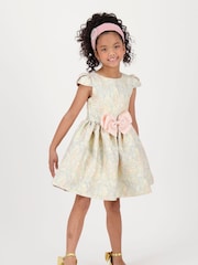 Angels Face Green Madison Metallic Paisley Dress - Image 2 of 6