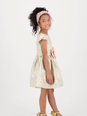 Angels Face Green Madison Metallic Paisley Dress - Image 3 of 6
