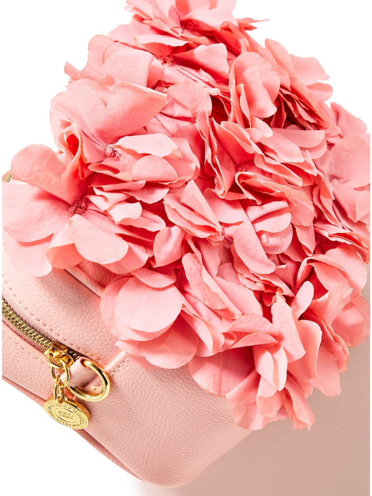 Bath & Body Works Pink Floral Cosmetic Bag - Image 2 of 2