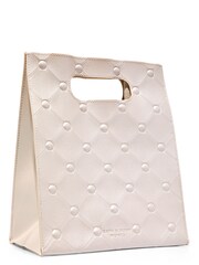 Bath & Body Works White Pearl Gift Bag - Image 1 of 1