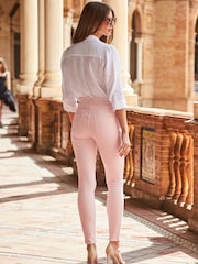 Sosandar Pink Perfect Skinny Jeans - Image 2 of 5