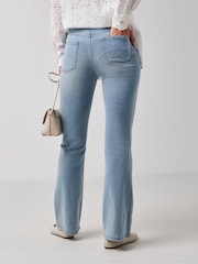 JD Williams Blue Chrome High Waist Supersoft Bootcut Jeans - Image 2 of 4