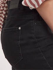 JD Williams Black Denim Bermuda Shorts - Image 4 of 4