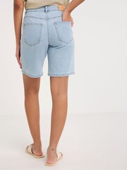 JD Williams Blue Denim Bermuda Shorts - Image 2 of 4