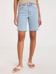 JD Williams Blue Denim Bermuda Shorts - Image 3 of 4