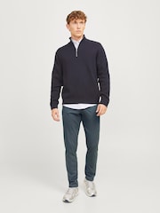 Schieferblau - JACK & JONES Slim Fit Marco Chino Trousers - Bild 2 von 7