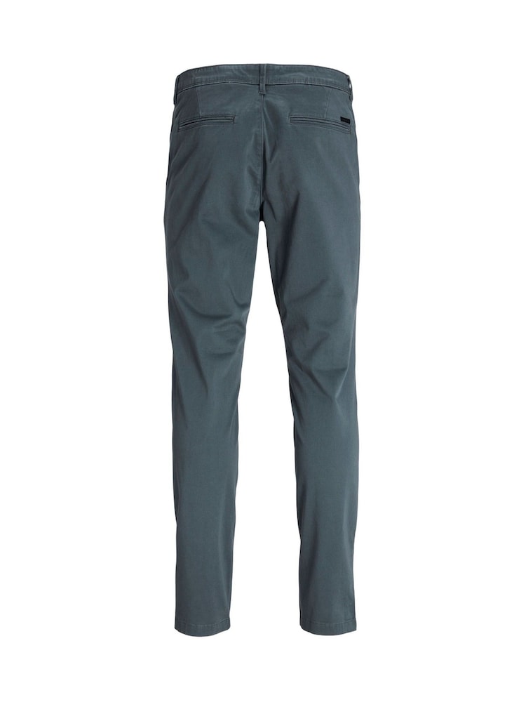 Schieferblau - JACK & JONES Slim Fit Marco Chino Trousers - Bild 7 von 7
