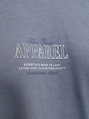 JACK & JONES Grey Oversized Back Graphic T-Shirt - Image 5 of 6