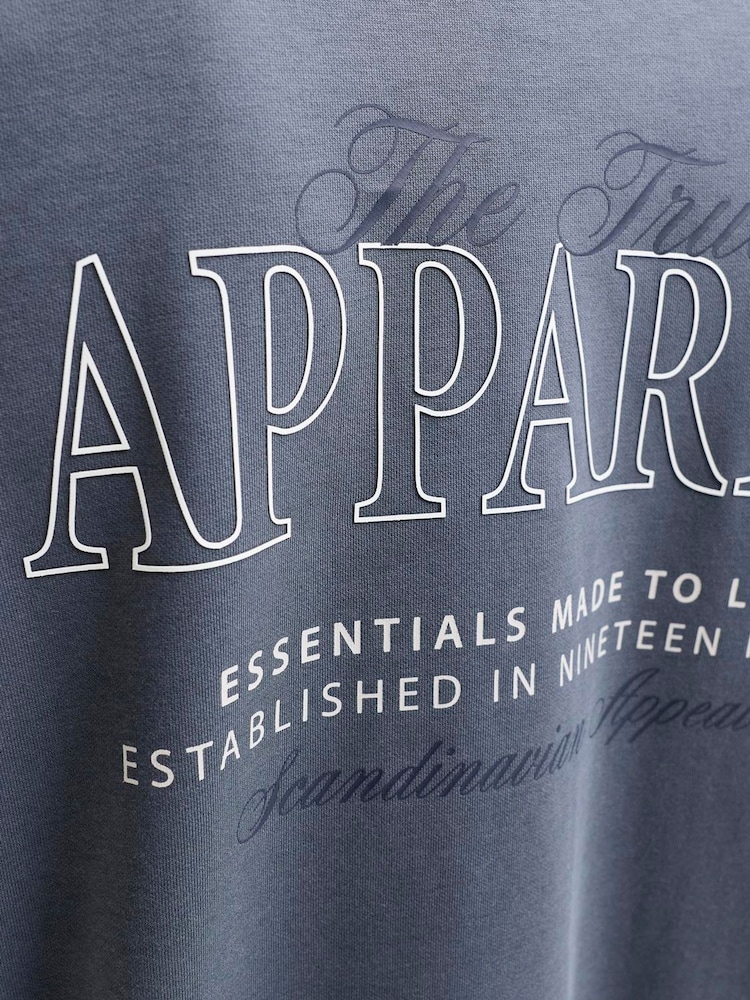 JACK & JONES Grey Oversized Back Graphic T-Shirt - Image 7 of 7 JACK & JONES Grey Oversized Back Graphic T-Shirt - Image 7 of 7