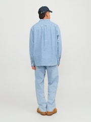 JACK & JONES Pale Blue Alex Baggy Fit Jeans - Image 2 of 7