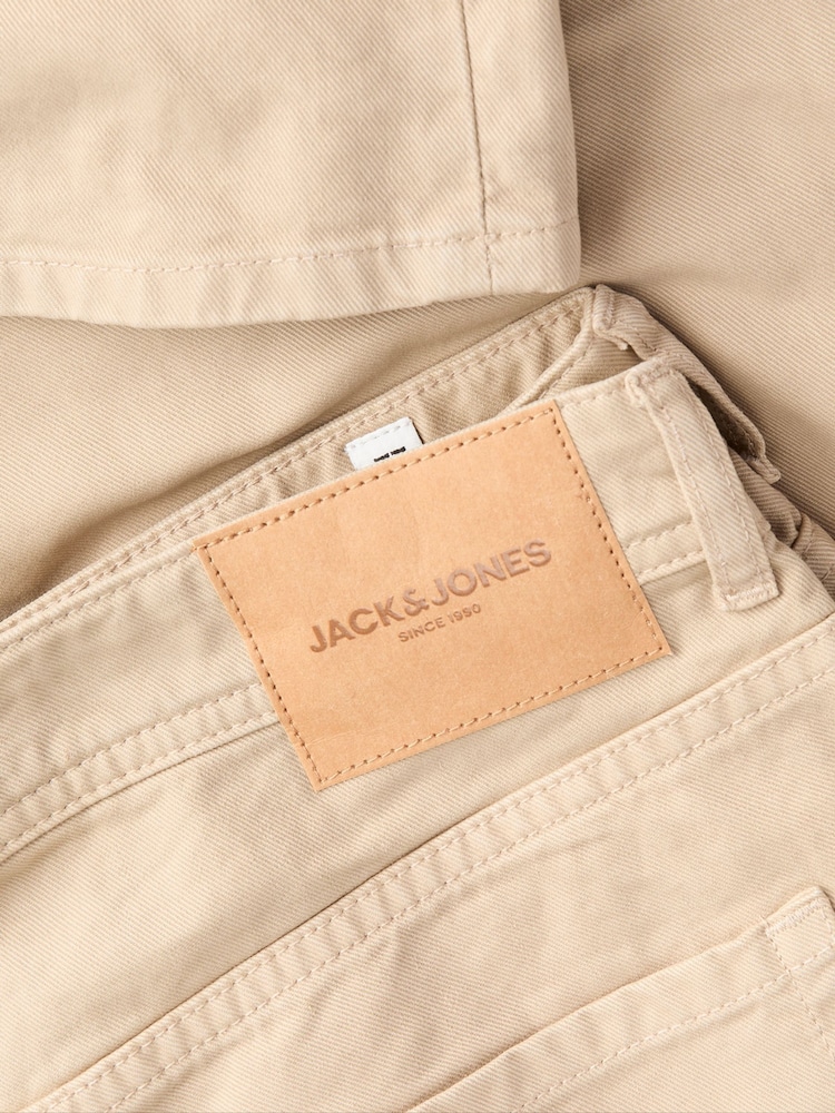 Krem - JACK & JONES Alex Baggy Fit Arbeidsbukser - Bilde 10 av 10
