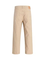 Krem - JACK & JONES Alex Baggy Fit Arbeidsbukser - Bilde 8 av 10
