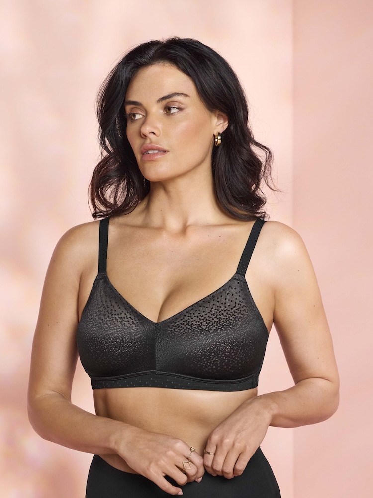 Wacoal Back Appeal Wire Free Black Bra - Image 1 of 4