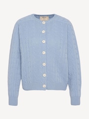 Barbour® x Alexa Chung Light Blue Cardigan - Image 4 of 4