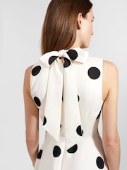 Hobbs Black Petite Mia Dress - Image 3 of 4