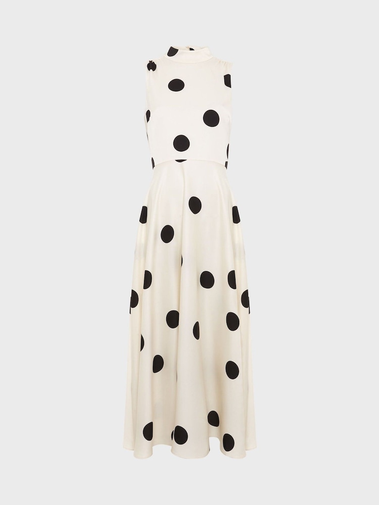 Hobbs Black Petite Mia Dress - Image 4 of 4