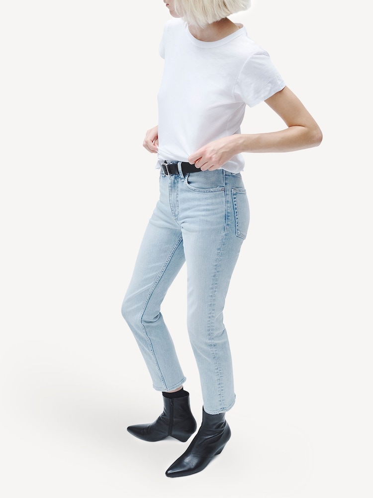 Rag & Bone White The Slub T-Shirt - Image 2 of 5