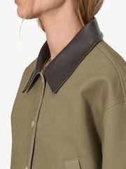 Rag & Bone Green Cassidy Barn Jacket - Image 3 of 5
