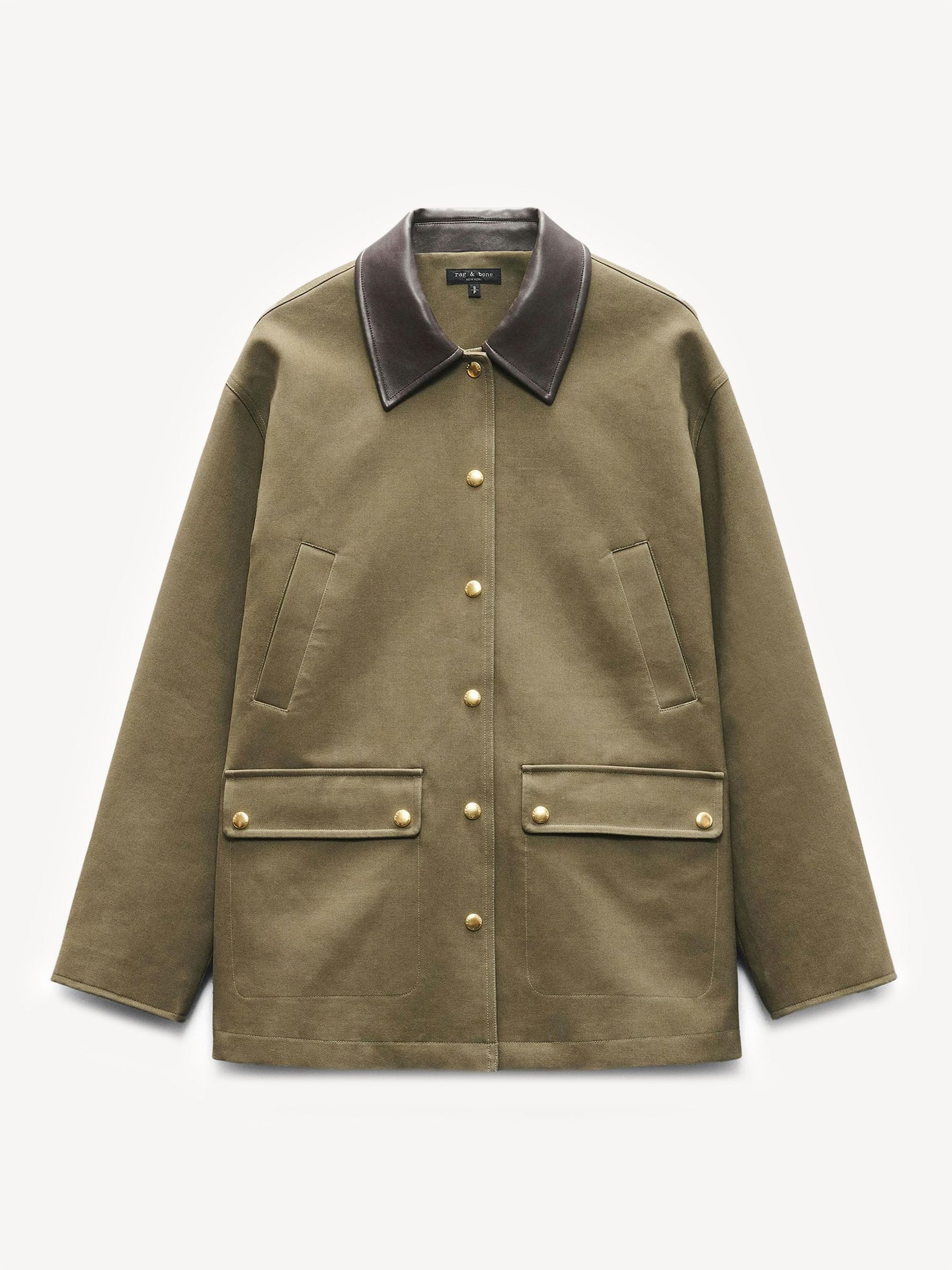 Rag & Bone Green Cassidy Barn Jacket | Laura Ashley